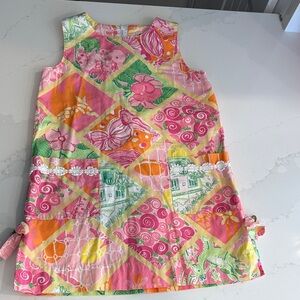 Lilly Pulitzer Pink and Yellow Floral Dress
